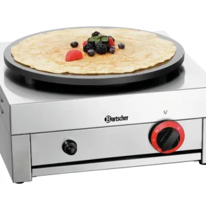 Bartscher Crêpe-bakplaat 1CP400G | Gas | Ø 40cm | 450x500x250mm Koopje
