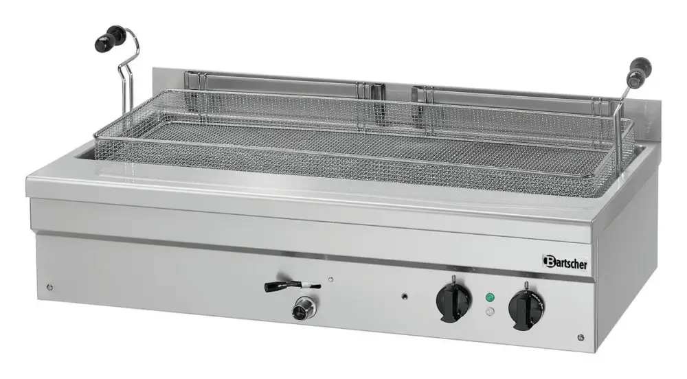 Bartscher Deegwaren-/Visfriteuse | SERIE BF | Elektrisch | 35L | 140°C/190°C | 400V | Aftapkraan | 1095x600x340mm Betaalbaar