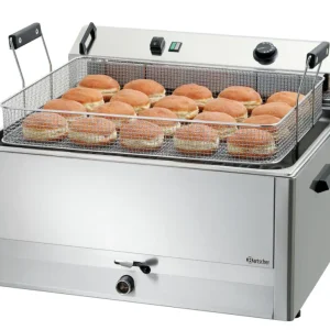 Beperkt Aanbod Bartscher Bakkerijfriteuse | SERIE BF | 30L | 50°C/190°C | 400V | Aftapkraan | 660x650x410mm