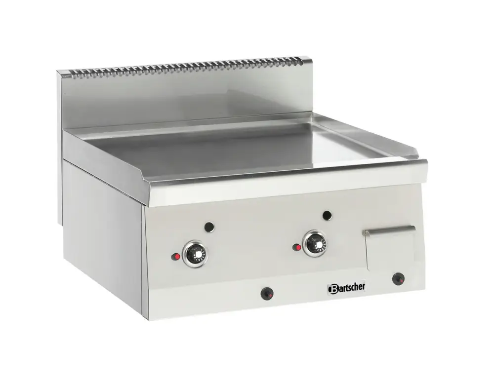 Bartscher Bakplaat | Gas | Serie 600 | Glad | 7,6kW | 600x600x430mm Korting