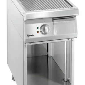 Bartscher Bakplaat 700 B400 | Geribbeld | 5 kW | 400V | 400x700x850mm Beste Prijs