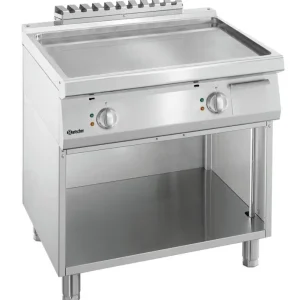 Seizoensaanbieding Bartscher Bakplaat 700 B800 | Elektrisch | Glad Braadoppervlak | 10 kW | 800x700x850mm