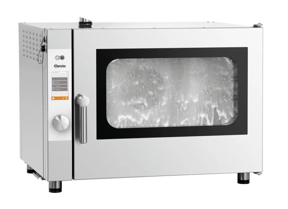 Bartscher Combisteamer | SILVERSTEAM | Elektrisch | 5 Niveaus | 50°C/300°C | 400V | Zelfreiniging | Touchscreen | 890x835x675mm Koop Vandaag
