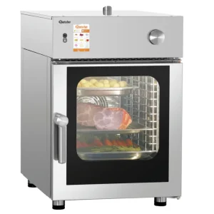 Bartscher Combisteamer | Silversteam | Elektrisch | 6 Niveaus 1/1 GN | 50–300°C | Touchscreen | 525x880x800mm Meest Verkocht