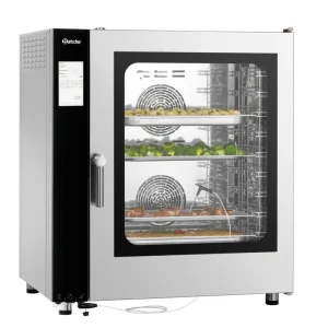 Bartscher Combisteamer Silversteam2 10110D | 10 Niveaus | 50°C/300°C | 400V | Touchscreen | 905x840x1055mm Weekendaanbieding
