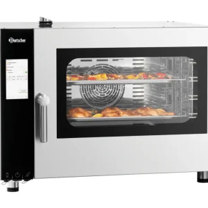 Bartscher Combisteamer Silversteam2 5110D | 5 Niveaus | 50–300°C | 400V | Touchscreen | 905x840x680mm Weekendaanbieding