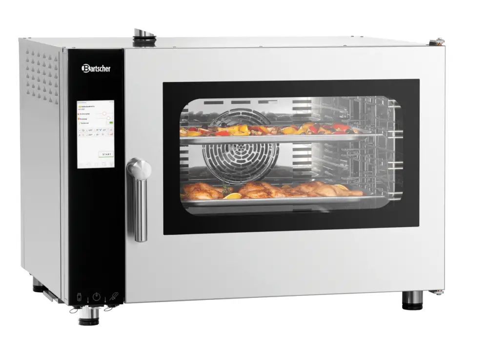 Bartscher Combisteamer Silversteam2 5110D | 5 Niveaus | 50–300°C | 400V | Touchscreen | 905x840x680mm Weekendaanbieding