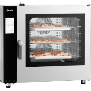 Laatste Kans Bartscher Combisteamer Silversteam2 7110D | 7 Niveaus | 50–300°C | 400V | Touchscreen | 905x840x860mm