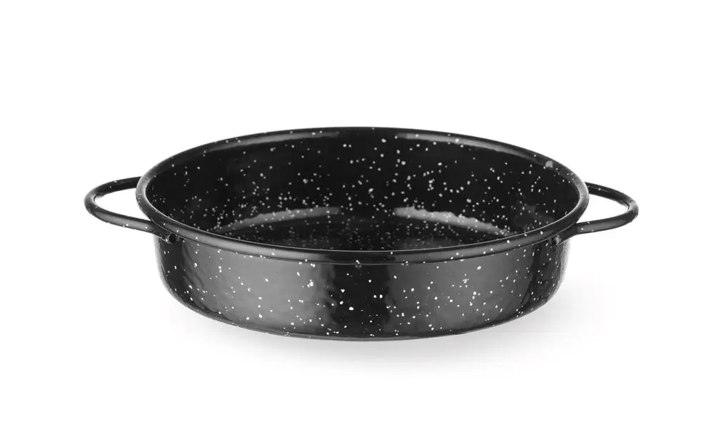 Braadpan “fuente”, geëmailleerd, HENDI, Zwart, ⌀200x(H)45mm Lage Prijs