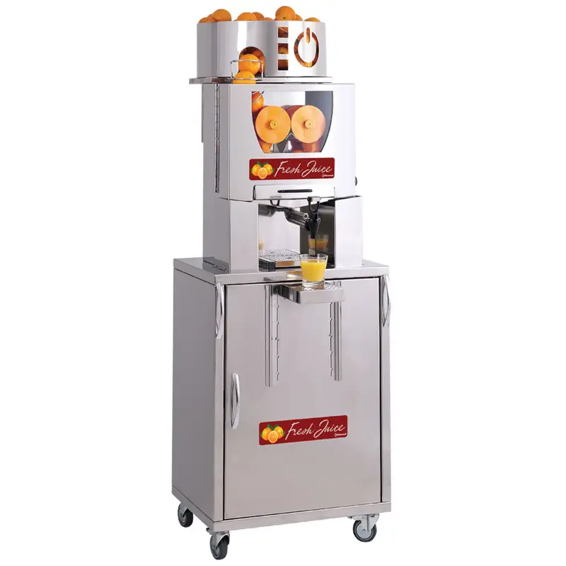 Automatische Citrus Pers – Self Bediening – Op Meubel Direct Verzonden