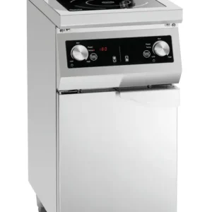 Bartscher 2-velden inductiekookplaat GU | 400V | 8,5kW | Onderbouw met Deur | 400x700x860mm Favoriet