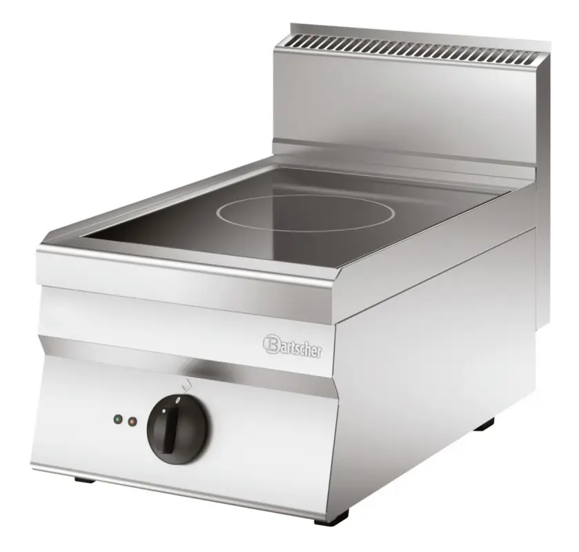 Bartscher Inductiefornuis B400 | 1 Kookplaat | 5 kW | 400x650x295mm Flitsaanbieding