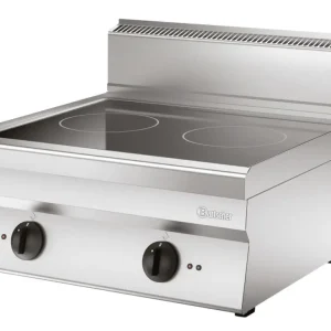 Beperkt Aanbod Bartscher Inductiefornuis B700 | 2 Kookplaten | 2x 5kW | 700x650x295mm