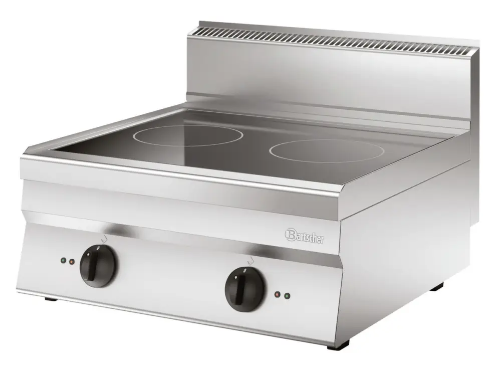 Beperkt Aanbod Bartscher Inductiefornuis B700 | 2 Kookplaten | 2x 5kW | 700x650x295mm