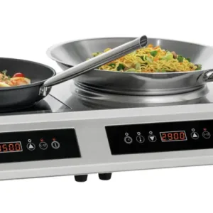 Voordeelprijs Bartscher Inductiekookplaat-wokcombinatie IKIW 70 | 230V | 680x435x145mm