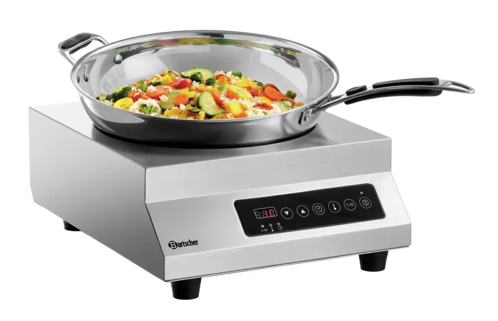 Beperkt Aanbod Bartscher Inductiewok | IW 35 PRO-2 | 1 Brander | 230V | 355x440x165mm