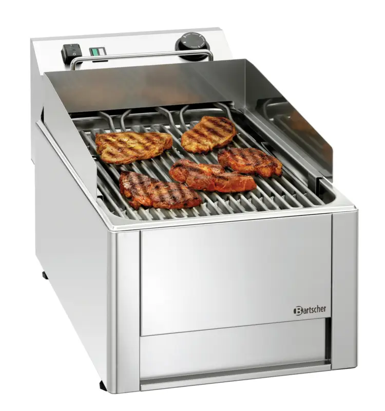 Bartscher Stoomgrill 40 | Elektrisch | 3-traps | Incl. 1/1 GN Waterbak | 330x630x330mm Korting
