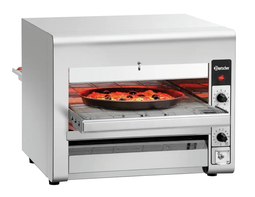 Bartscher Tunneloven | 3600TB10 | Pizza max Ø320mm | 70°C-250°C | 230V | 472x1045x400mm Gereduceerde Prijs