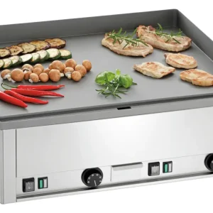 Uitverkoop Bartscher Bakplaat GDP 650E-G | Glad | 2 Zones | 6kW | 400V | 660x580x310mm