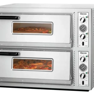 Bartscher Bartscher Pizzaoven | Elektrisch | NT 622 | 2 Kamers | 8 Pizza’s Ø300mm | 400V | 885x790x710mm Merkproduct