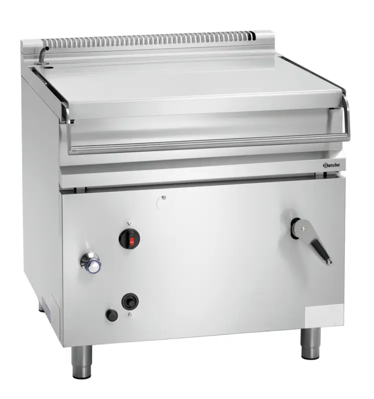 Bartscher Braadpan | Kantelbaar | Gas | G80LHK | 70L | 22kW | 900x900x900mm Veilige Betaling