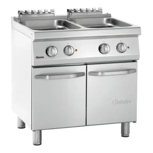 Bartscher Pastakoker op onderstel | 2x 24L | Ingebouwde aftapkraan | 400V | 800x700x850mm Direct Verzonden