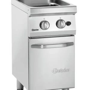 Bartscher Pastakoker op onderstel | Gas | 24L | Ingebouwde aftapkraan | 8.7kW | 400x700x850mm Laatste Versie