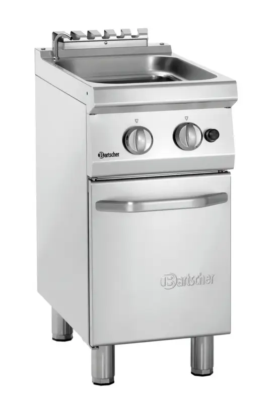 Bartscher Pastakoker op onderstel | Gas | 24L | Ingebouwde aftapkraan | 8.7kW | 400x700x850mm Laatste Versie