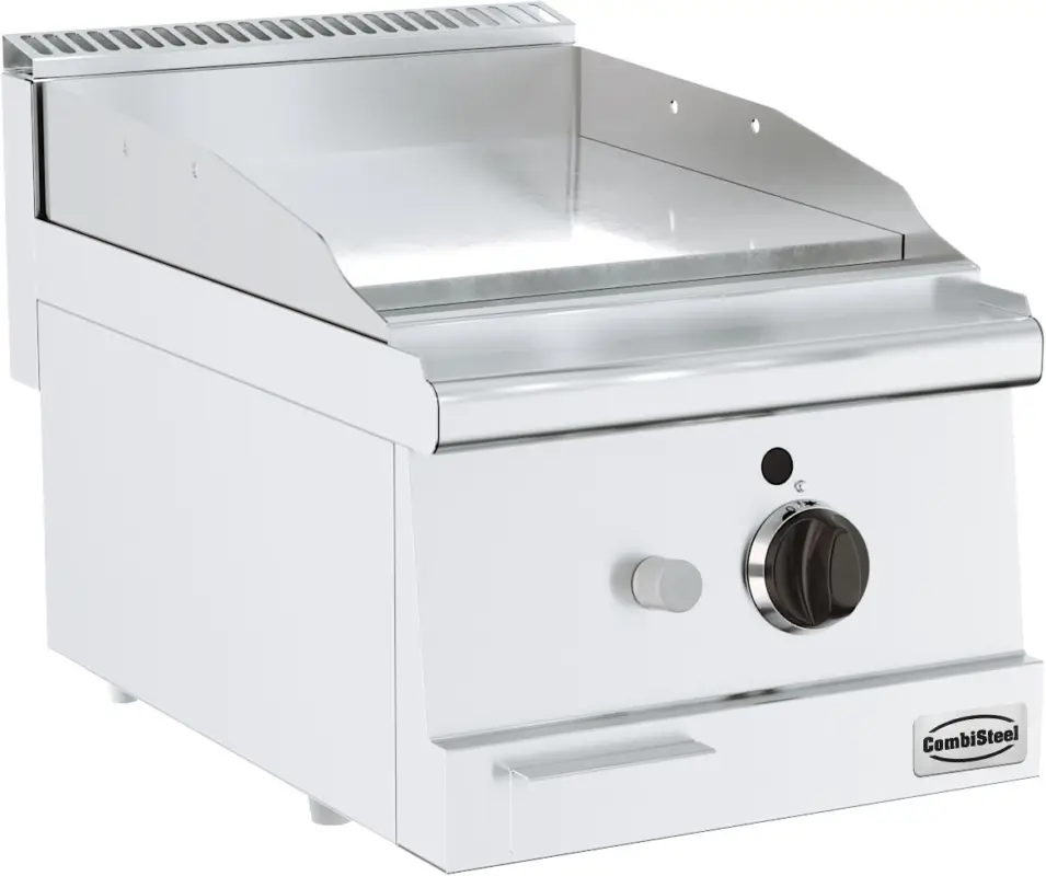 Combisteel Base 600 Gas Bakplaat | 6kW | Verchroomd | Glad | 400x600x300mm Favoriet