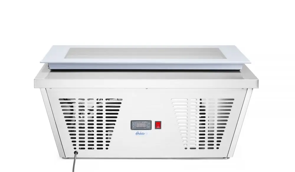 Betaalbaar Arktic Schepijsvitrine | RVS | 4x 1/3 GN | Geforceerd | 805x666x305mm