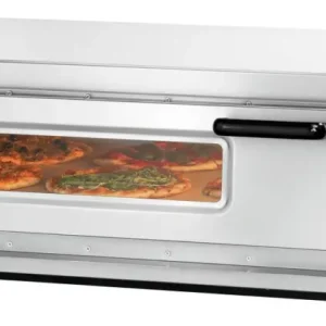 Bartscher Pizzaoven | NT 901 | Elektrisch | 1 Kamer | 6 Pizza’s Ø300mm | 400V | 1190x780x395mm Superprijs