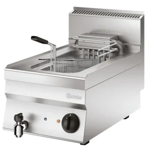 Bartscher Friteuse | SERIE 650 | Elektrisch | 10L | 90°C/180°C | 400V | Aftapkraan | 400x650x295mm Premium
