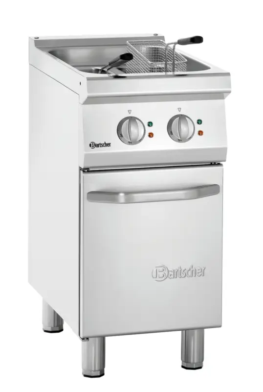 Bartscher Friteuse | SERIE 700 | Elektrisch | 9+9L | 100°C/190°C | 400V | Aftapkranen | 400x700x850mm Veilige Betaling