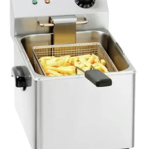 Bartscher Friteuse | SNACK III | Elektrisch | 8L | 50°C/190°C | 3.25kW | 230V | 265x620x340mm Favoriet