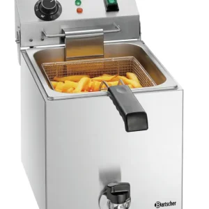 Bartscher Friteuse | SNACK III PLUS | Elektrisch | 9L | 50°C/190°C | 3.3kW | 230V | Aftapkraan | 300x530x385mm Laatste Versie
