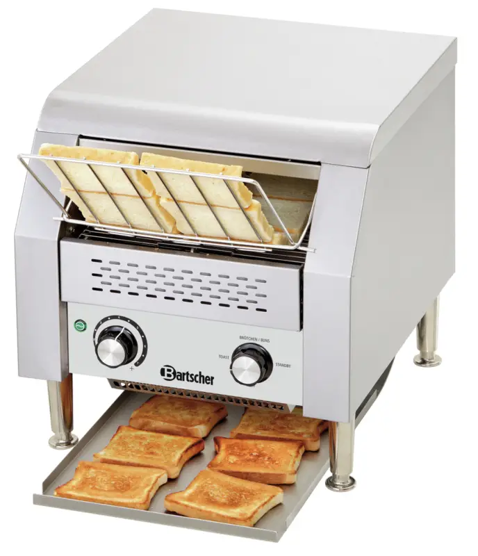 Bartscher Doorlooptoaster DLT150-1 | 150 Sneden/uur | 230V | 370x420x390mm Express Levering