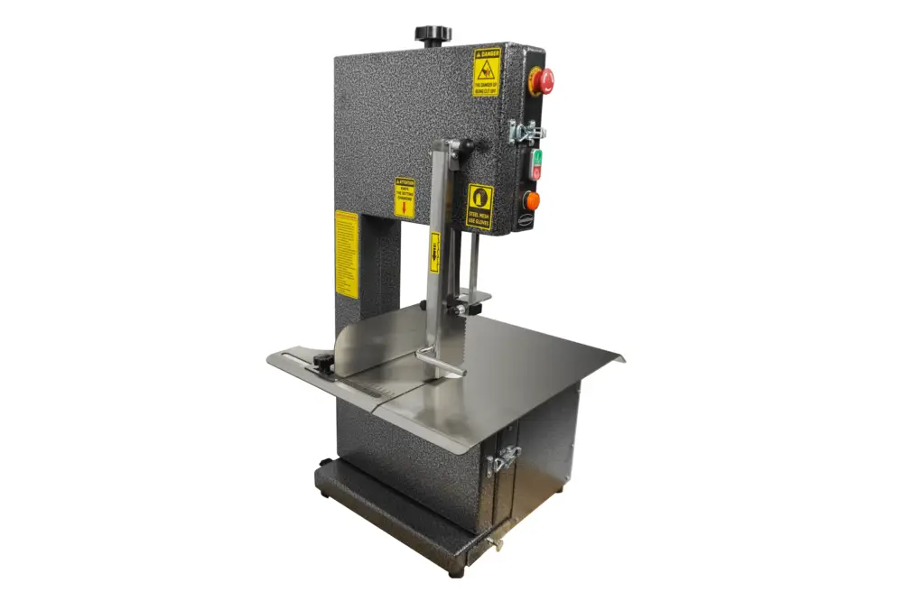Aanbieding Combisteel Beenderzaag | Zwart | Werkoppervlak 700×650 | Werkhoogte 350mm | 230v | 670x620x1150mm