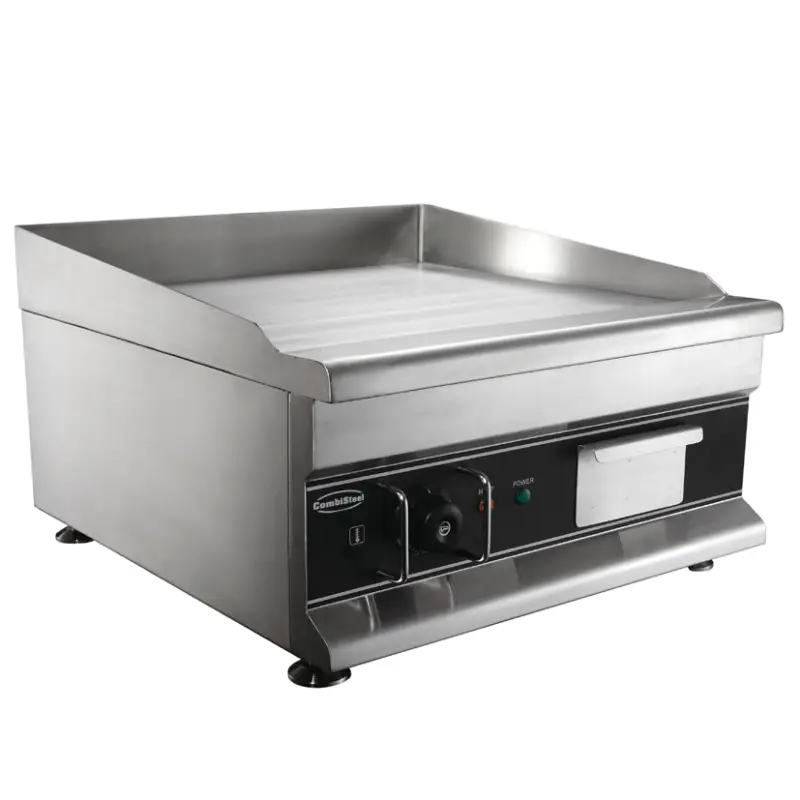 Hoge Kwaliteit Combisteel Elektrische Bakplaat | Glad Bakoppervlak | 3kW | 500x520x310mm