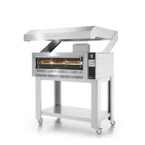 Lage Kosten Cuppone Pizzaoven | GIORGIONE | Gas | 4x Ø35cm | ≤450°C | 15kW/0.15kW | 230V | Stapelbaar | 1230x1120x810mm