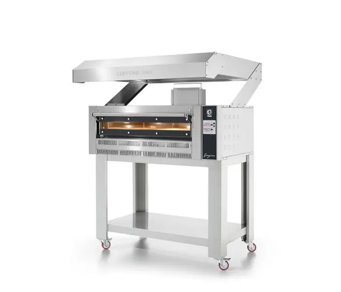 Seizoensaanbieding Cuppone Pizzaoven | GIORGIONE | Gas | 6x Ø35cm | ≤450°C | 18.5kW | 230V | Stapelbaar | 1230x1480x810mm