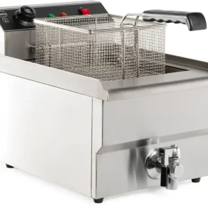 Beste Prijs Combisteel Friteuse | Elektrisch | 8L | 230v | Aftapkraan | 310x505x355mm