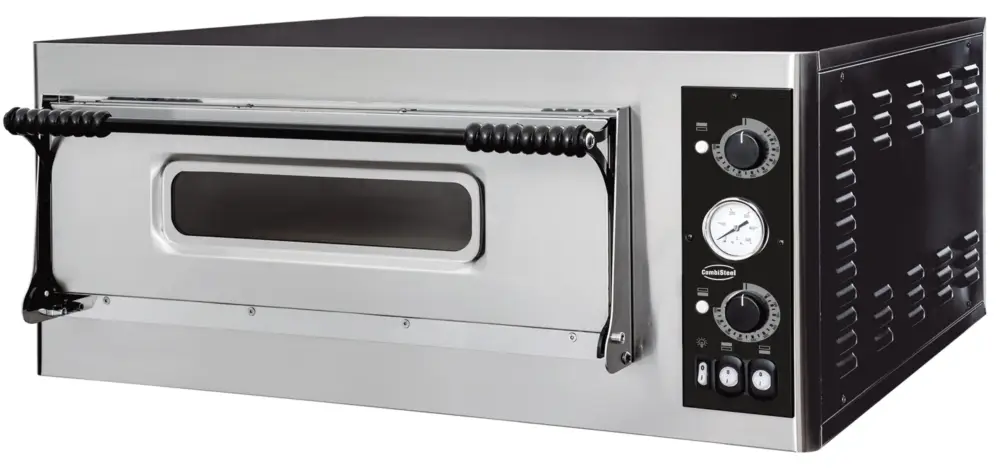 Direct Verzonden Combisteel Pizzaoven | 1x 4 pizza’s Ø320mm | 400V | 975x924x413mm