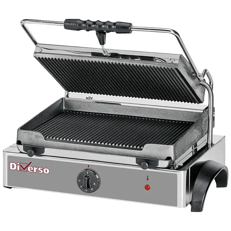 Diverso By Diamond Paninigrill | Enkel | Gietijzer | 250°c | 230v Koopje
