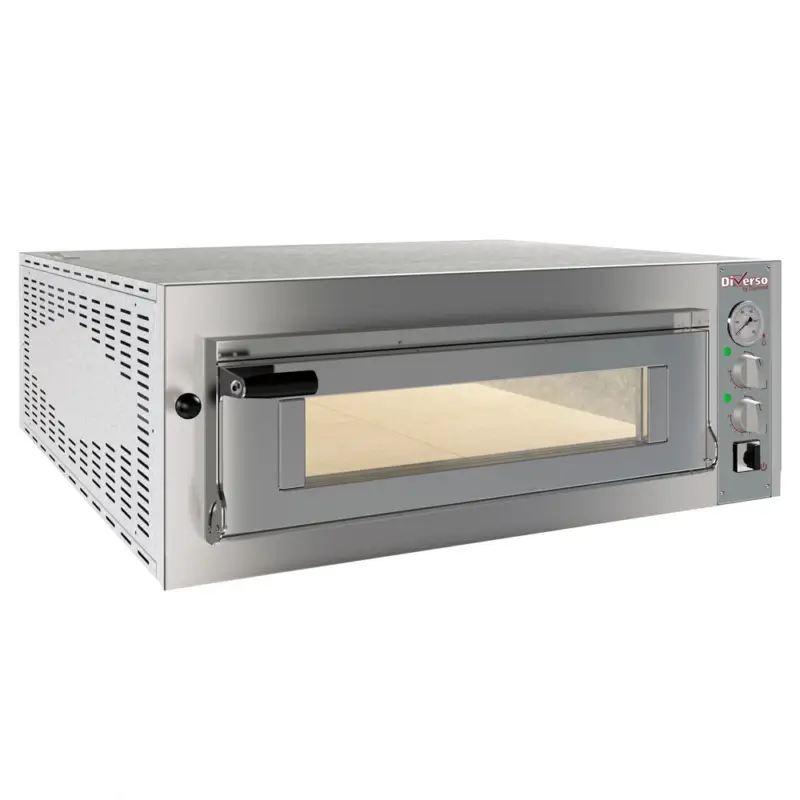 Diverso by Diamond Pizza Oven | 4x Ø35 cm | 50–400°C | Stapelbaar | 400V | 990x820x380mm Rechtstreeks Van De Fabrikant