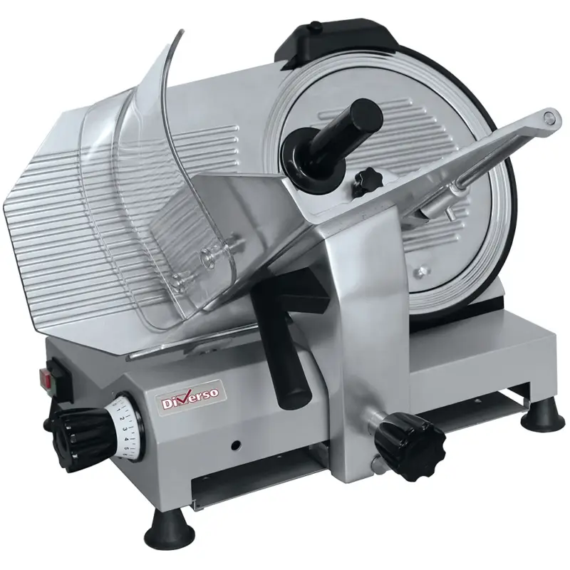 Diverso by Diamond Vleessnijmachine | Mes Ø300mm | Snijdikte 0-15mm | 230V | 480x600x420mm Koop Vandaag