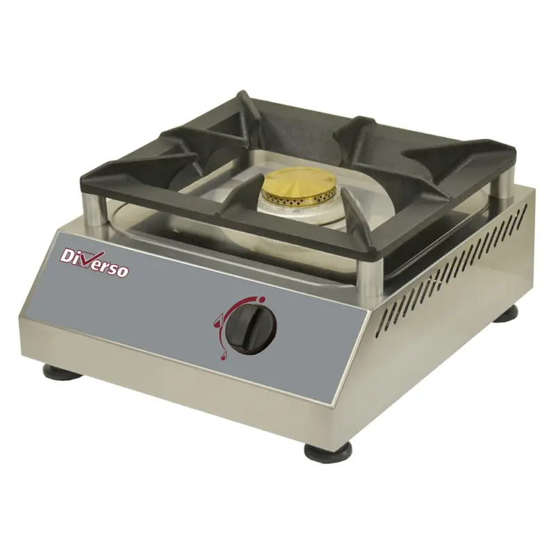Diverso Tafelfornuis | Propaangas | 1 Brander | 380x400x200mm Gratis Retour