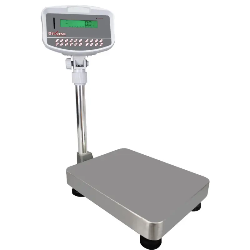 Diverso Weegschaal | Max. 32kg | 1g Nauwkeurig | Platform 300x400mm | 300x520x680mm Must-Have