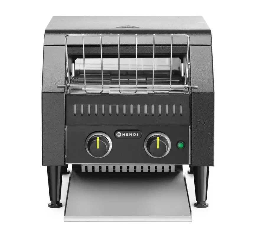 Nieuw Doorloop Broodrooster Dubbel, Hendi, Zwart, 230v/2240w, 418x368x(h)415mm