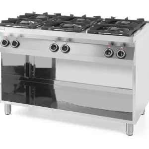 Speciale Aanbieding Gasfornuis Kitchen Line 6 Pits, Met Ombouw, Hendi, Kitchen Line, 28,5kw, 1200x700x(h)900mm