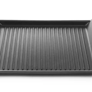 Rechtstreeks Van De Fabrikant Grillplaat Voor Inductiekookplaten, Hendi, 390x260x(h)35mm